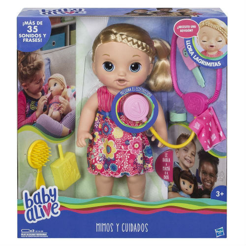 Sentimental Flexible Chorrito Hasbro - muñeca Baby Alive lagrimitas llora de verdad