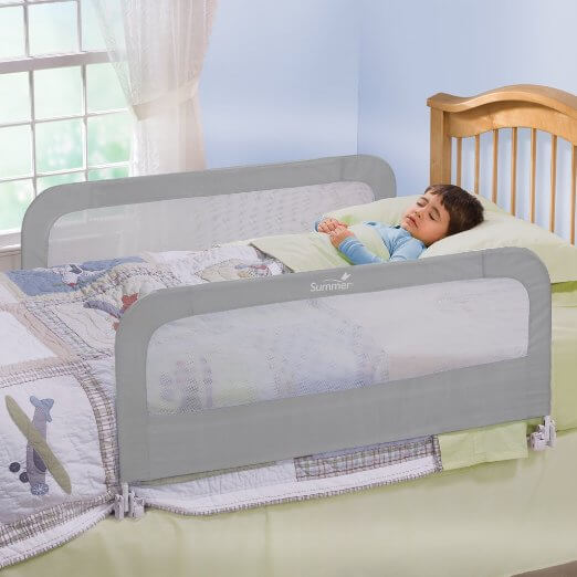 papel Prisión callejón Summer Infant - Baranda doble de Seguridad para cama de Bebé